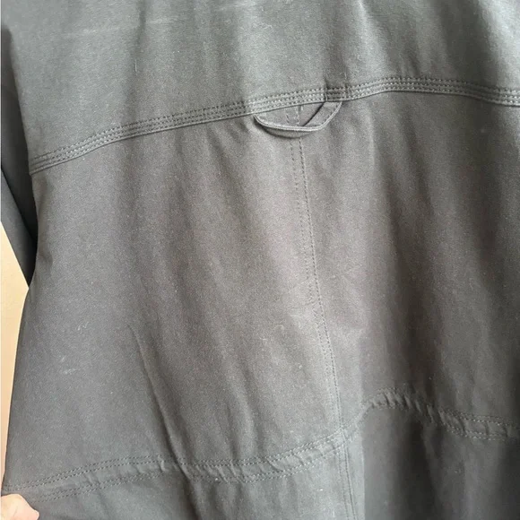 Universal Standard Vineyard Stretch Cotton Twill Jacket in Black Size S - Picture 9 of 12